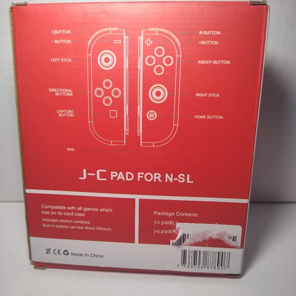 J-C PAD Left and Right Nintendo Switch Controllers Lime Green And Purple (APX) - Picture 4 of 4